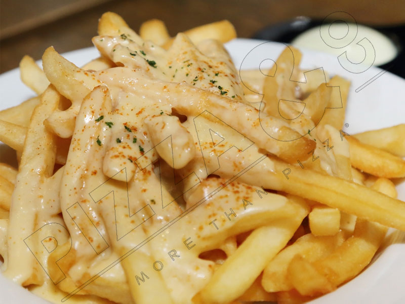 Chips, Cheese & Bechamel Sauce Pizza & Co Longlands